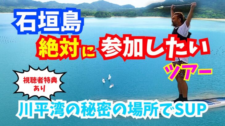 【視聴者特典有り】石垣島で絶対に参加したい秘密の場所のSUPツアー