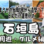 【2024年 石垣島 周遊編Part①】 台風を避けたら１号から直撃！？運無さすぎない…